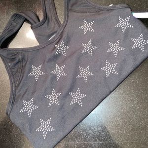 ‘Pink’ black sports bra size small brand new